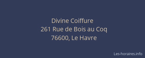 Divine Coiffure