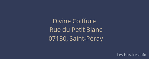 Divine Coiffure