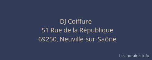 DJ Coiffure