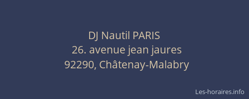 DJ Nautil PARIS