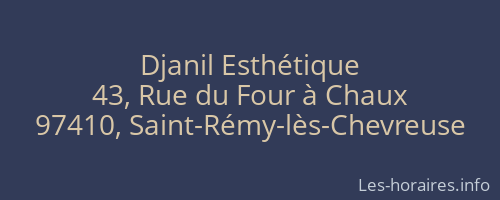 Djanil Esth&eacute;tique