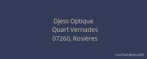 Djess Optique