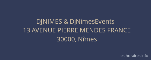 DJNIMES & DjNimesEvents
