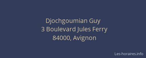 Djochgoumian Guy