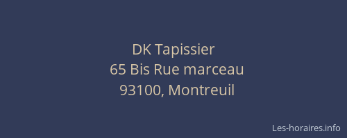 DK Tapissier