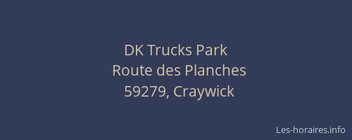 DK Trucks Park