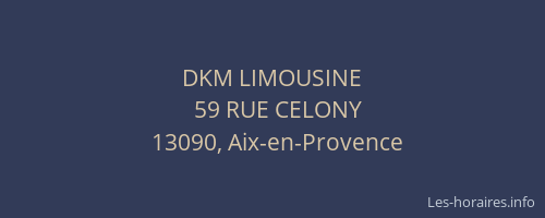 DKM LIMOUSINE