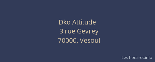 Dko Attitude