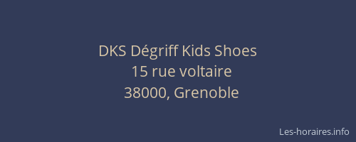 DKS Dégriff Kids Shoes