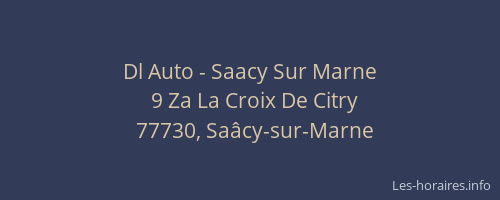 Dl Auto - Saacy Sur Marne
