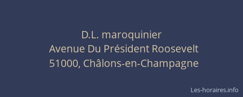 D.L. maroquinier