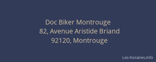 Doc Biker Montrouge