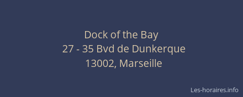 Dock of the Bay