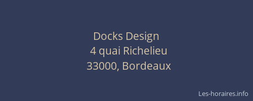 Docks Design