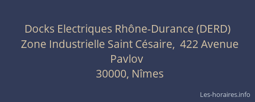 Docks Electriques Rhône-Durance (DERD)
