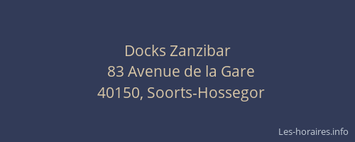 Docks Zanzibar