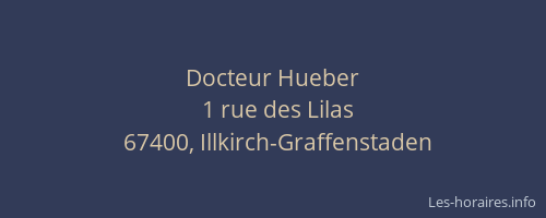 Docteur Hueber
