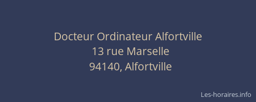 Docteur Ordinateur Alfortville