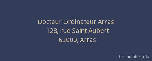 Docteur Ordinateur Arras