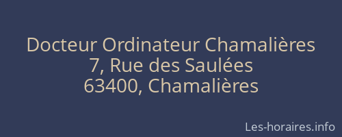 Docteur Ordinateur Chamalières