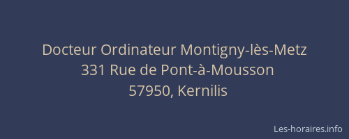 Docteur Ordinateur Montigny-lès-Metz