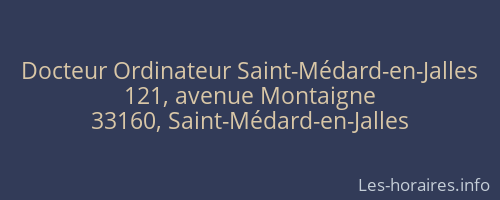 Docteur Ordinateur Saint-Médard-en-Jalles