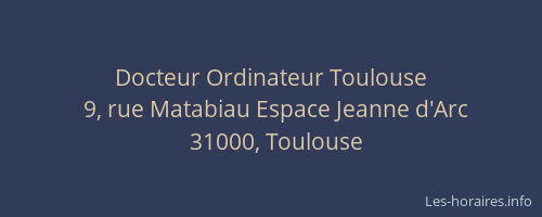 Docteur Ordinateur Toulouse