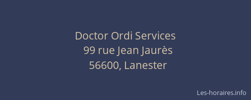 Doctor Ordi Services