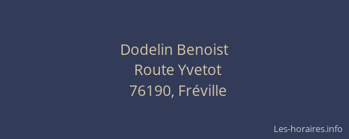 Dodelin Benoist