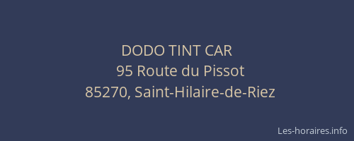 DODO TINT CAR