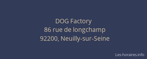 DOG Factory