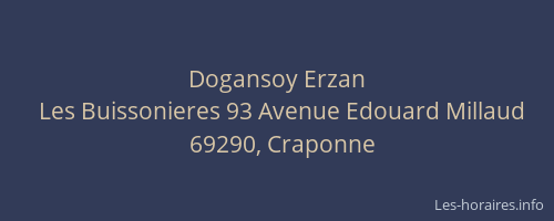Dogansoy Erzan