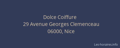 Dolce Coiffure