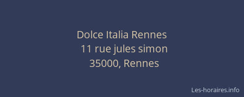 Dolce Italia Rennes