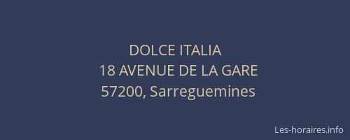 DOLCE ITALIA