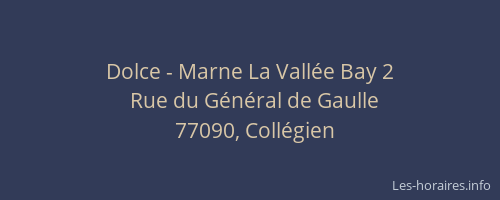 Dolce - Marne La Vallée Bay 2