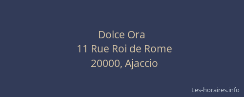 Dolce Ora