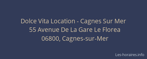 Dolce Vita Location - Cagnes Sur Mer