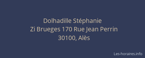 Dolhadille Stéphanie