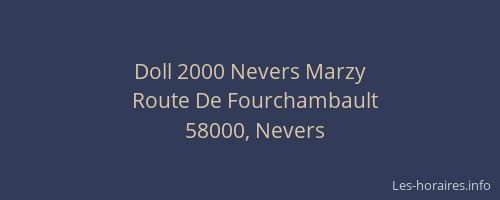 Doll 2000 Nevers Marzy
