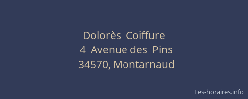 Dolorès  Coiffure