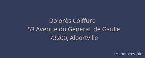 Dolorès Coiffure