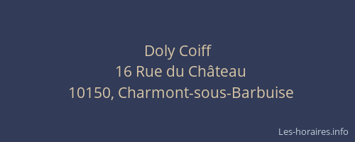 Doly Coiff