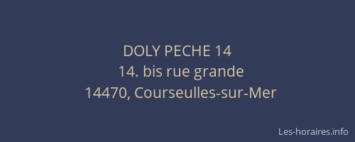 DOLY PECHE 14