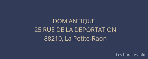 DOM'ANTIQUE