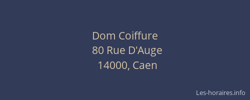 Dom Coiffure