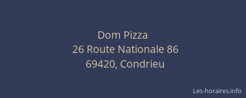 Dom Pizza