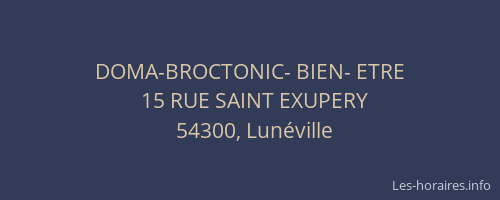 DOMA-BROCTONIC- BIEN- ETRE