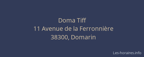 Doma Tiff
