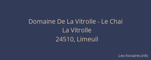 Domaine De La Vitrolle - Le Chai